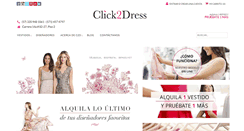 Desktop Screenshot of click2dress.com