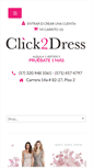 Mobile Screenshot of click2dress.com